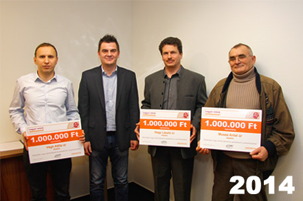 Korábbi nyertesek 2014