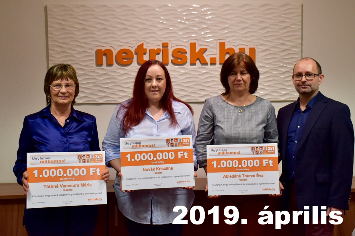 Korábbi nyertesek 2019 április