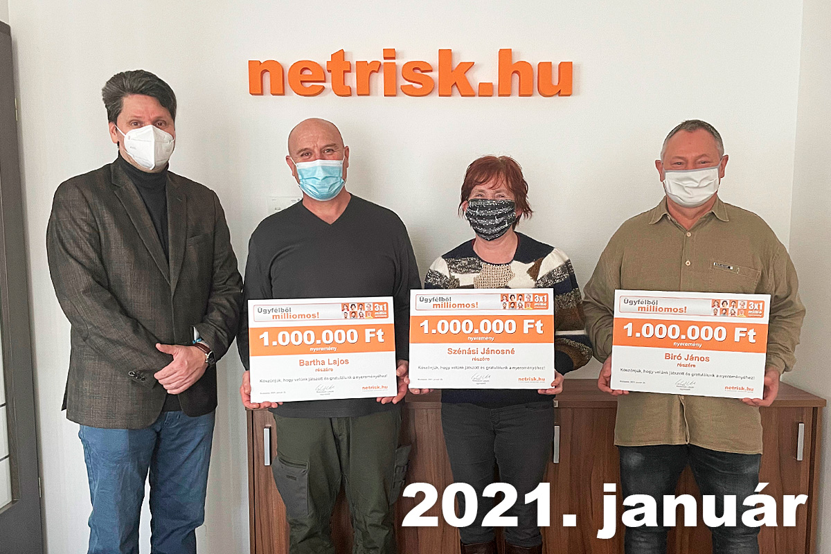 Korábbi nyertesek 2021 január